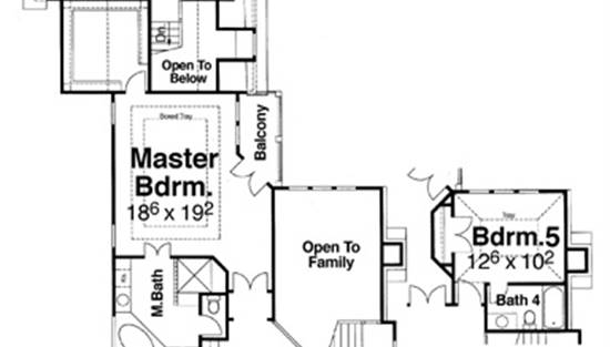 Davenport A 5823 4 Bedrooms and 3 Baths The House Designers 5823